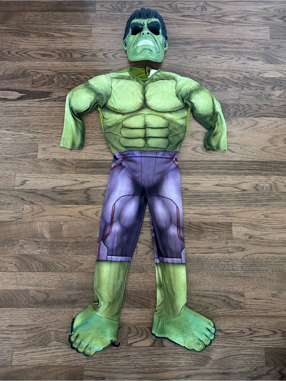 Hulk Costume 5/6 with Mask Kids